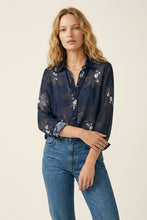 Load image into Gallery viewer, Chiffon Buttonup - Navy
