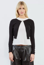 Load image into Gallery viewer, Chain Cardigan - Black
