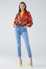 Load image into Gallery viewer, floral chiffon blouse - multi
