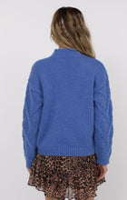 Load image into Gallery viewer, on stage mock neck swtr - blue
