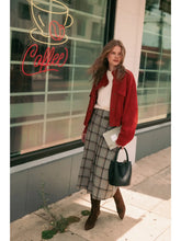 Load image into Gallery viewer, Plaid Skirt - Grey
