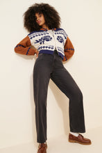 Load image into Gallery viewer, Jacquard sweater Jacket - Ivory
