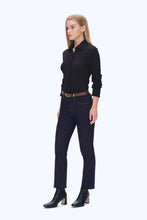 Load image into Gallery viewer, Hi Rise Straight jenis - dark blue
