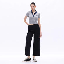 Load image into Gallery viewer, High rise wideleg - Black
