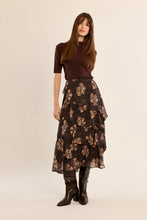 Load image into Gallery viewer, Ruffled skirt - Chocolate
