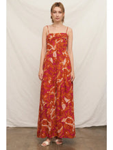 Load image into Gallery viewer, Spaghetti strap Smocked Maxi - Burnt Orange
