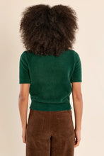 Load image into Gallery viewer, Fluffy short sleeve sweater - Green
