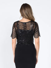 Load image into Gallery viewer, Pleather cropped Top - Black
