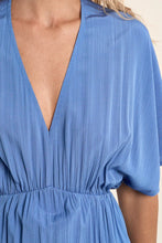 Load image into Gallery viewer, Long pleated dress - Blue
