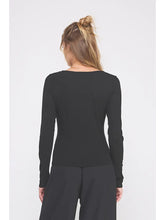Load image into Gallery viewer, soft modal detail hardwre top - BLACK
