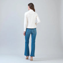 Load image into Gallery viewer, Suede knit Jacket - Cream
