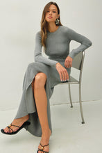 Load image into Gallery viewer, Maxi sweater dress - Grey
