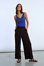 Load image into Gallery viewer, Fluid straight pants - Black
