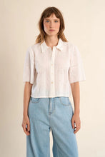 Load image into Gallery viewer, Embroidered Shirt - Offwhite
