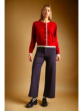 Load image into Gallery viewer, Cropped Ponte pants - Navy
