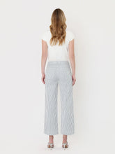 Load image into Gallery viewer, Patch pocket wide leg jeans - Stripe
