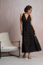 Load image into Gallery viewer, halter maxi dress - black
