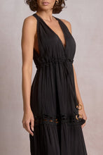 Load image into Gallery viewer, halter maxi dress - black
