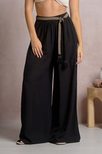 Load image into Gallery viewer, wide leg flowy pants - black
