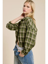 Load image into Gallery viewer, Plaid Shirt - Olive
