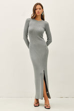 Load image into Gallery viewer, Maxi sweater dress - Grey
