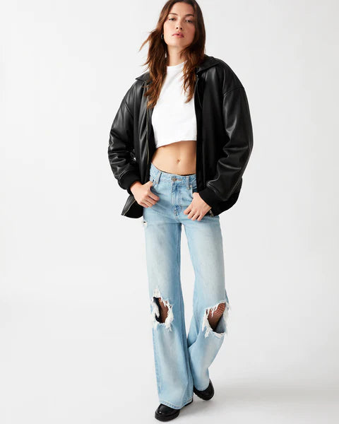 Ella Bomber Jacket - Black