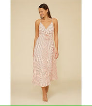 Load image into Gallery viewer, Rose pleated dress - Cream red
