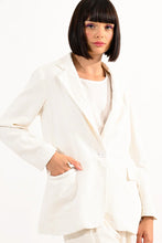 Load image into Gallery viewer, Linen Blazer - Offwhite
