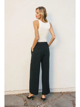 Load image into Gallery viewer, Pinstriped pants - Char/white
