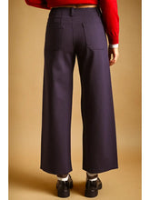 Load image into Gallery viewer, Cropped Ponte pants - Navy
