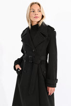 Load image into Gallery viewer, DBL Breast Coat - Black
