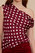 Load image into Gallery viewer, Robbie assymetrical Top - Red
