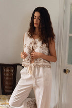 Load image into Gallery viewer, Embroidered Bolero - White
