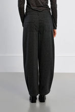 Load image into Gallery viewer, Hi waist Barrel Pants - Dark grey
