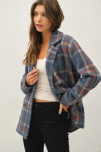 Load image into Gallery viewer, Plaid cardi jacket - Midnight

