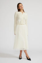 Load image into Gallery viewer, Pleated Tulle Skirt - Ivory
