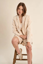 Load image into Gallery viewer, Woven Blazer - offwhite
