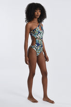 Load image into Gallery viewer, One shoulder Swimsuit - Green
