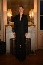 Load image into Gallery viewer, Striped hi waste pants - Black
