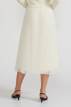 Load image into Gallery viewer, Pleated Tulle Skirt - Ivory
