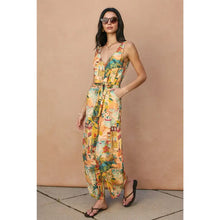 Load image into Gallery viewer, Buttondown jumpsuit - sunset
