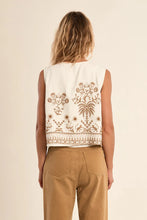 Load image into Gallery viewer, Embroidered Bolero - White
