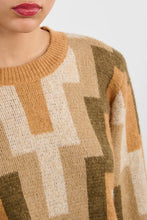 Load image into Gallery viewer, Block Sweater - Khaki

