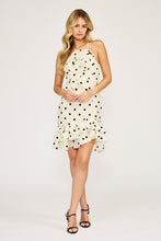 Load image into Gallery viewer, Remy Ruffle Dress - Cream/Black
