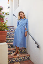 Load image into Gallery viewer, Buttondown Dress - Periwinkle
