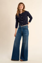 Load image into Gallery viewer, Heart Button cardi - Navy
