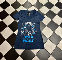 Load image into Gallery viewer, STAR WARS V NK TEE - NAVY
