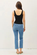 Load image into Gallery viewer, soft stretch scoop nk tank - black
