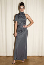Load image into Gallery viewer, One shoulder Maxi dress - Grey
