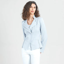 Load image into Gallery viewer, Liquid leather knit jkt - Stone

